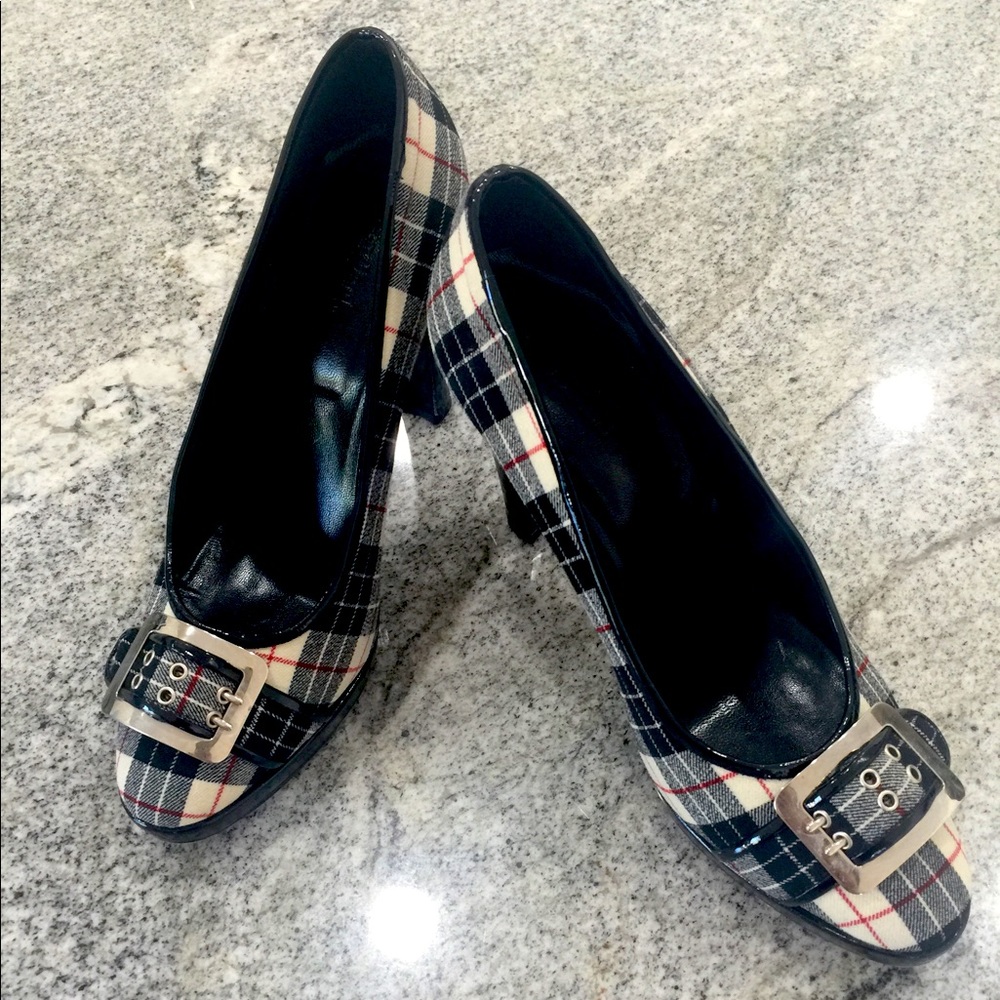 Jean Paul Gaultier Plaid Heels